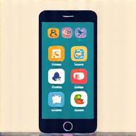 Smartphone mit App-Icons